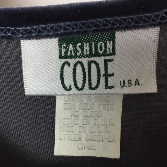 Fashion Code USA Blue Top & Skirt set size one - Picture 4 of 5